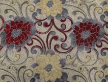 GAZA – RED MUSTARD - HIBOTEX INDUSTRIES - Manufacturer and Exporter of high quality woven Jacquard Furnishing & Garment Fabrics - Jacquard Fabric Manufacturer & Exporter offering wide range of woven quality fabrics