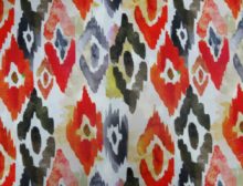 Zion Abstract – Red - HIBOTEX INDUSTRIES - Manufacturer and Exporter of high quality woven Jacquard Furnishing & Garment Fabrics - Jacquard Fabric Manufacturer & Exporter offering wide range of woven quality fabrics